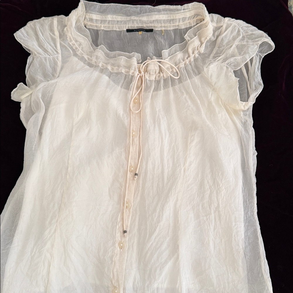 Elie Tahari Chiffon Blouse & Camisole - image 3